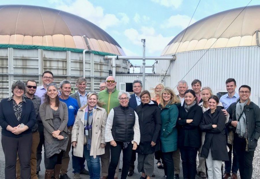WA state delegation at Solrød Biogas Bigadan i SUSTAIN